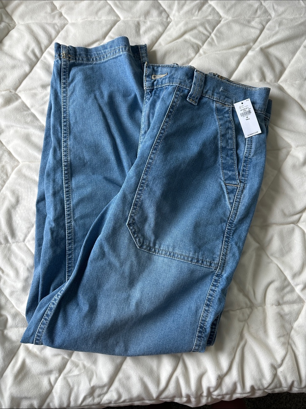 Old Navy Women's Light Blue Straight Leg Jeans